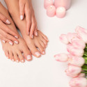 French Gel on Natural Nail